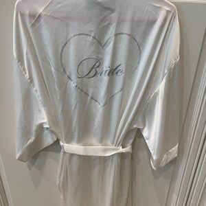 Victoria Secret Short "BRIDE" robe